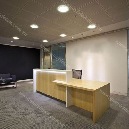 Quầy Lễ Tân Lệch Sơn QLTL S08
